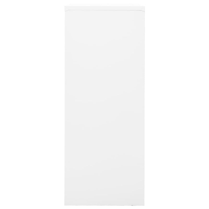 vidaXL fehér acél irodai szekrény 90 x 40 x 102 cm