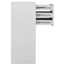 vidaXL világosszürke acél irodai szekrény 90 x 40 x 102 cm