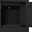 vidaXL antracitszürke acél irodai szekrény 90 x 40 x 102 cm