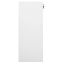 vidaXL fehér acél irodai szekrény 90 x 40 x 102 cm