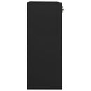 vidaXL fekete acél irodai szekrény 90 x 40 x 102 cm