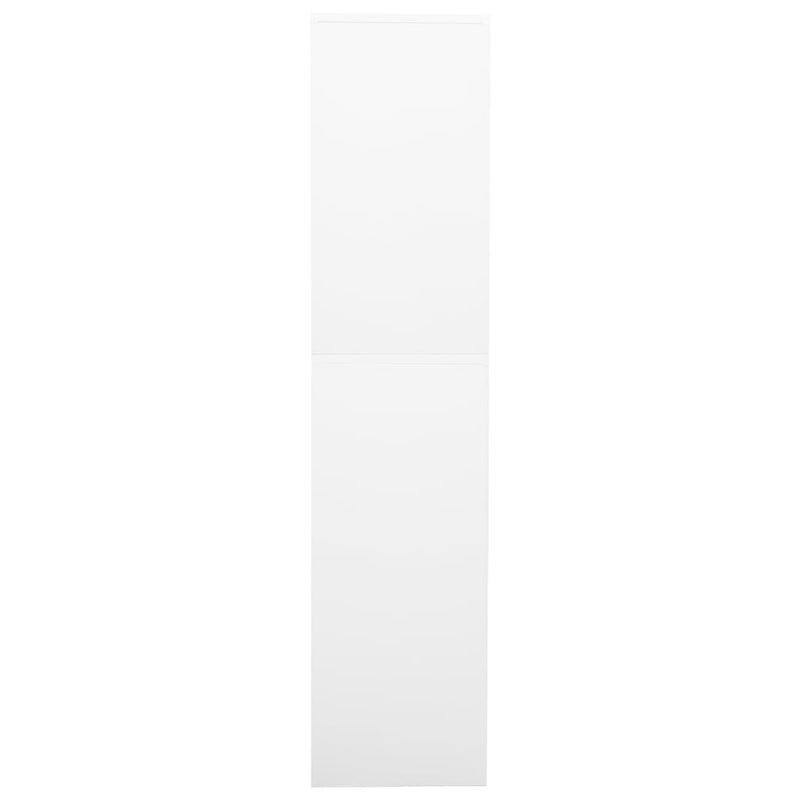 vidaXL fehér acél irodai szekrény 90 x 40 x 180 cm