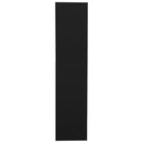 vidaXL fekete acél irodai szekrény 90 x 40 x 180 cm