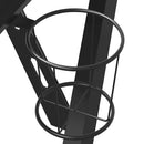 vidaXL fekete Y-lábú gamer asztal 90 x 60 x 75 cm
