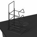 vidaXL fekete Y-lábú gamer asztal 90 x 60 x 75 cm