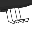 vidaXL fekete ZZ-lábú gamer asztal 90 x 60 x 75 cm