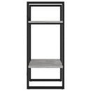 vidaXL 2-szintes betonszürke szerelt fa könyvszekrény 40 x 30 x 70 c