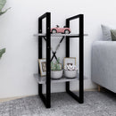 vidaXL 2-szintes betonszürke szerelt fa könyvszekrény 40 x 30 x 70 c