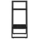 vidaXL kétszintes fekete tömör fenyőfa könyvszekrény 40 x 30 x 70 cm