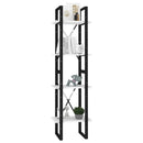 vidaXL 4-szintes fehér szerelt fa könyvszekrény 40 x 30 x 140 cm