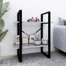 vidaXL kétszintes betonszürke szerelt fa könyvszekrény 60 x 30 x 70 cm