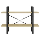 vidaXL kétszintes sonoma tölgy színű könyvszekrény 100 x 30 x 70 cm