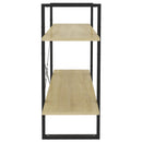 vidaXL kétszintes sonoma tölgy színű könyvszekrény 100 x 30 x 70 cm