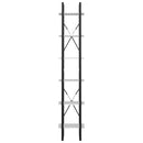 vidaXL 6-szintes fehér szerelt fa könyvszekrény 40 x 30 x 210 cm