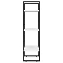 vidaXL fehér forgácslap tárolópolc 60 x 30 x 105 cm