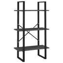vidaXL szürke forgácslap tárolópolc 60 x 30 x 105 cm
