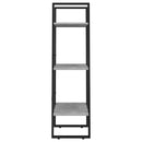 vidaXL szürke forgácslap tárolópolc 60 x 30 x 105 cm