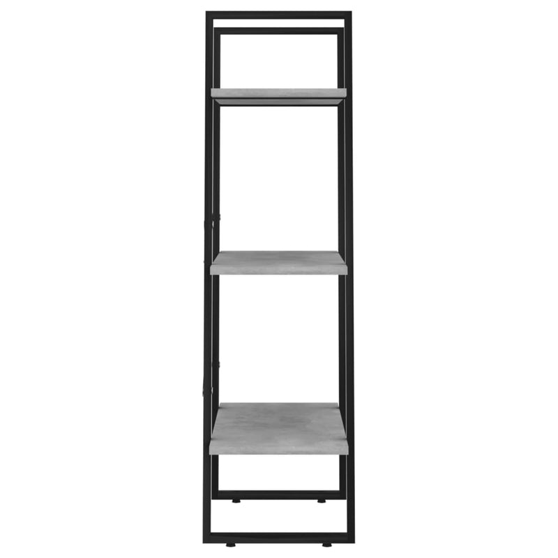 vidaXL szürke forgácslap tárolópolc 60 x 30 x 105 cm