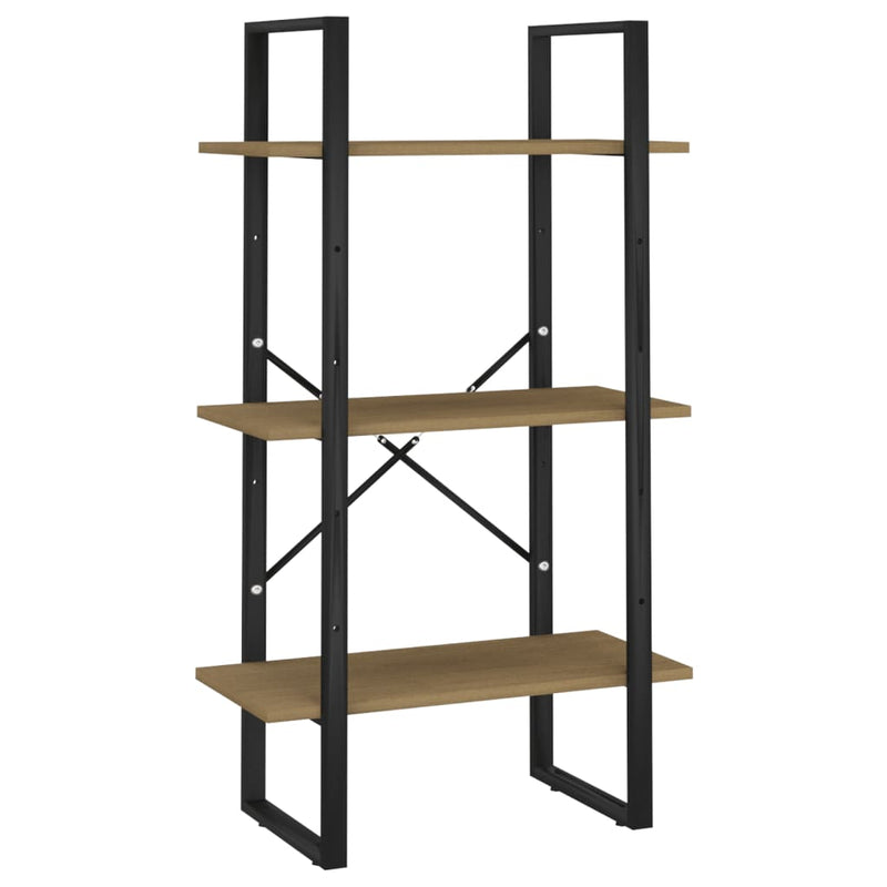 vidaXL tömör fenyőfa tárolópolc 60 x 30 x 105 cm