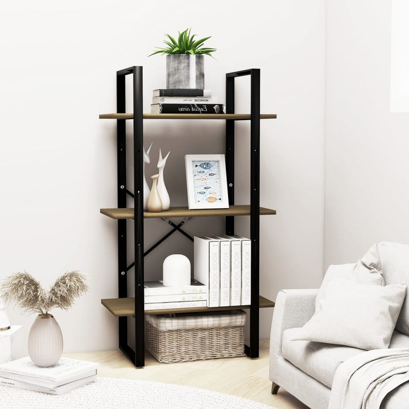 vidaXL tömör fenyőfa tárolópolc 60 x 30 x 105 cm