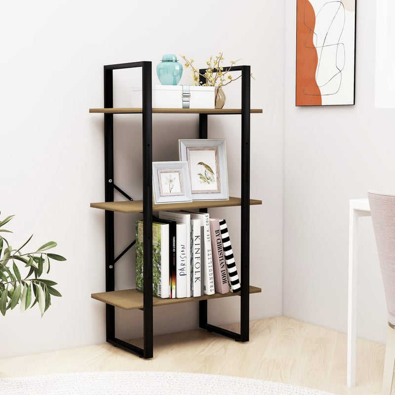 vidaXL tömör fenyőfa tárolópolc 60 x 30 x 105 cm