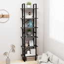 vidaXL 2 db szürke forgácslap tárolópolc 60 x 30 x 210 cm