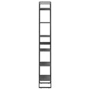 vidaXL 2 db szürke forgácslap tárolópolc 60 x 30 x 210 cm