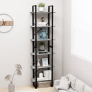 vidaXL betonszürke szerelt fa tárolópolc 60 x 30 x 210 cm