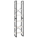 vidaXL fehér tömör fenyőfa tárolópolc 60 x 30 x 210 cm