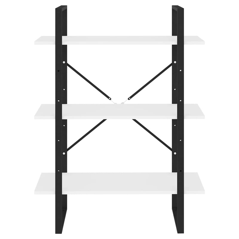 vidaXL fehér forgácslap könyvszekrény 80 x 30 x 105 cm