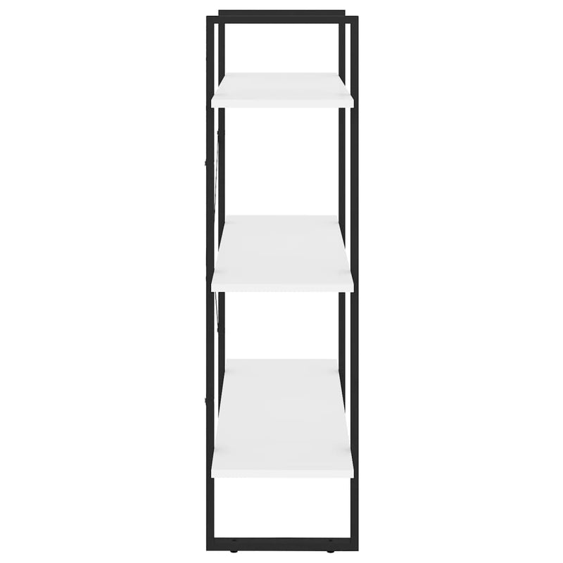 vidaXL fehér forgácslap könyvszekrény 80 x 30 x 105 cm