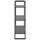 vidaXL szürke forgácslap könyvszekrény 80 x 30 x 105 cm