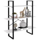 vidaXL fehér forgácslap könyvszekrény 100 x 30 x 105 cm