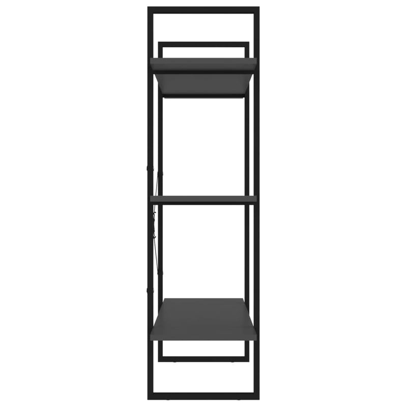vidaXL szürke forgácslap könyvszekrény 100 x 30 x 105 cm