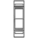 vidaXL betonszürke forgácslap könyvszekrény 100 x 30 x 105 cm