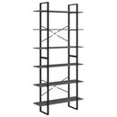 vidaXL szürke tömör fenyőfa magasszekrény 100 x 30 x 210 cm