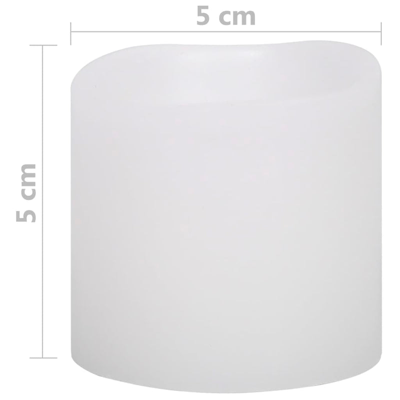 vidaXL 24 db meleg fehér LED-es gyertya