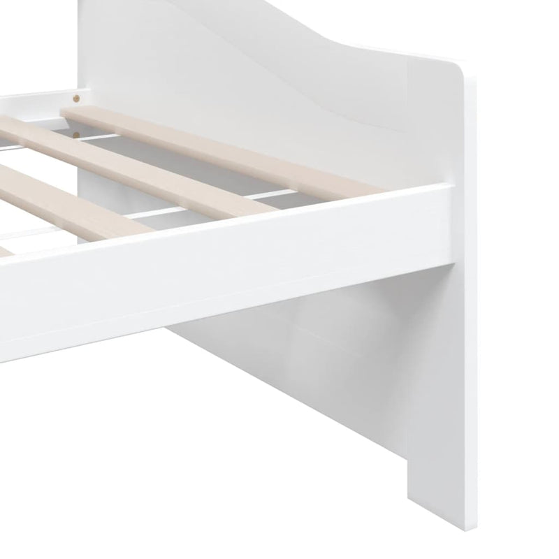 vidaXL fehér 3 személyes tömör fenyőfa kanapéágy 90 x 200 cm