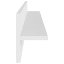 vidaXL 4 db fehér forgácslap fali polc 80 x 11,5 x 18 cm