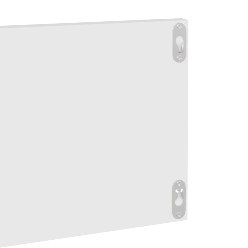 vidaXL 4 db fehér forgácslap fali polc 80 x 11,5 x 18 cm