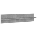 vidaXL 2 db betonszürke forgácslap fali polc 80 x 11,5 x 18 cm