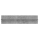 vidaXL 2 db betonszürke forgácslap fali polc 80 x 11,5 x 18 cm