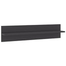 vidaXL 4 db magasfényű szürke szerelt fa fali polc 80 x 11,5 x 18 cm