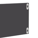 vidaXL 4 db magasfényű szürke szerelt fa fali polc 80 x 11,5 x 18 cm