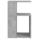 vidaXL betonszürke szerelt fa kisasztal 36 x 30 x 56 cm