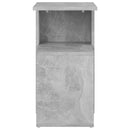 vidaXL betonszürke szerelt fa kisasztal 36 x 30 x 56 cm