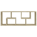 vidaXL sonoma tölgy szerelt fa fali polc 36 x 16 x 90 cm