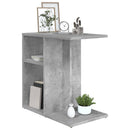 vidaXL betonszürke forgácslap kisasztal 50 x 30 x 50 cm