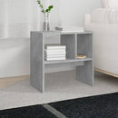 vidaXL betonszürke forgácslap kisasztal 50 x 30 x 50 cm