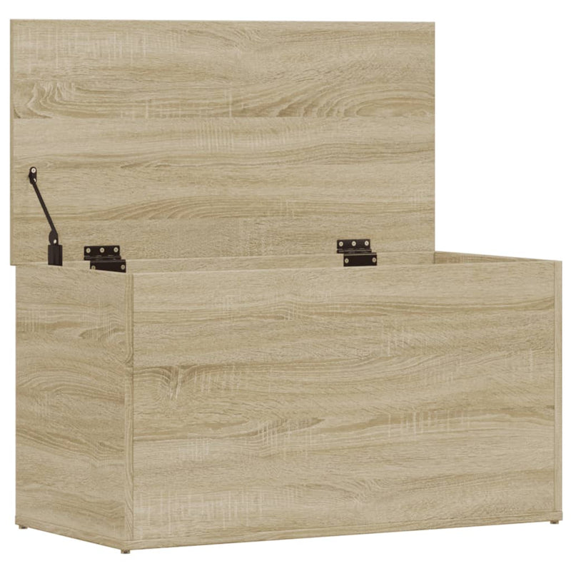 vidaXL sonoma tölgy színű szerelt fa tárolóláda 84 x 42 x 46 cm